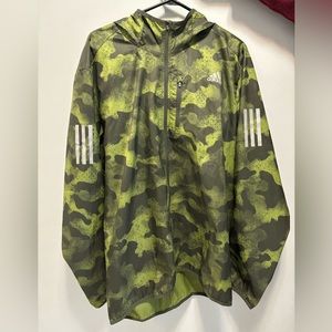 Mens adidas running shell jacket/wind breaker